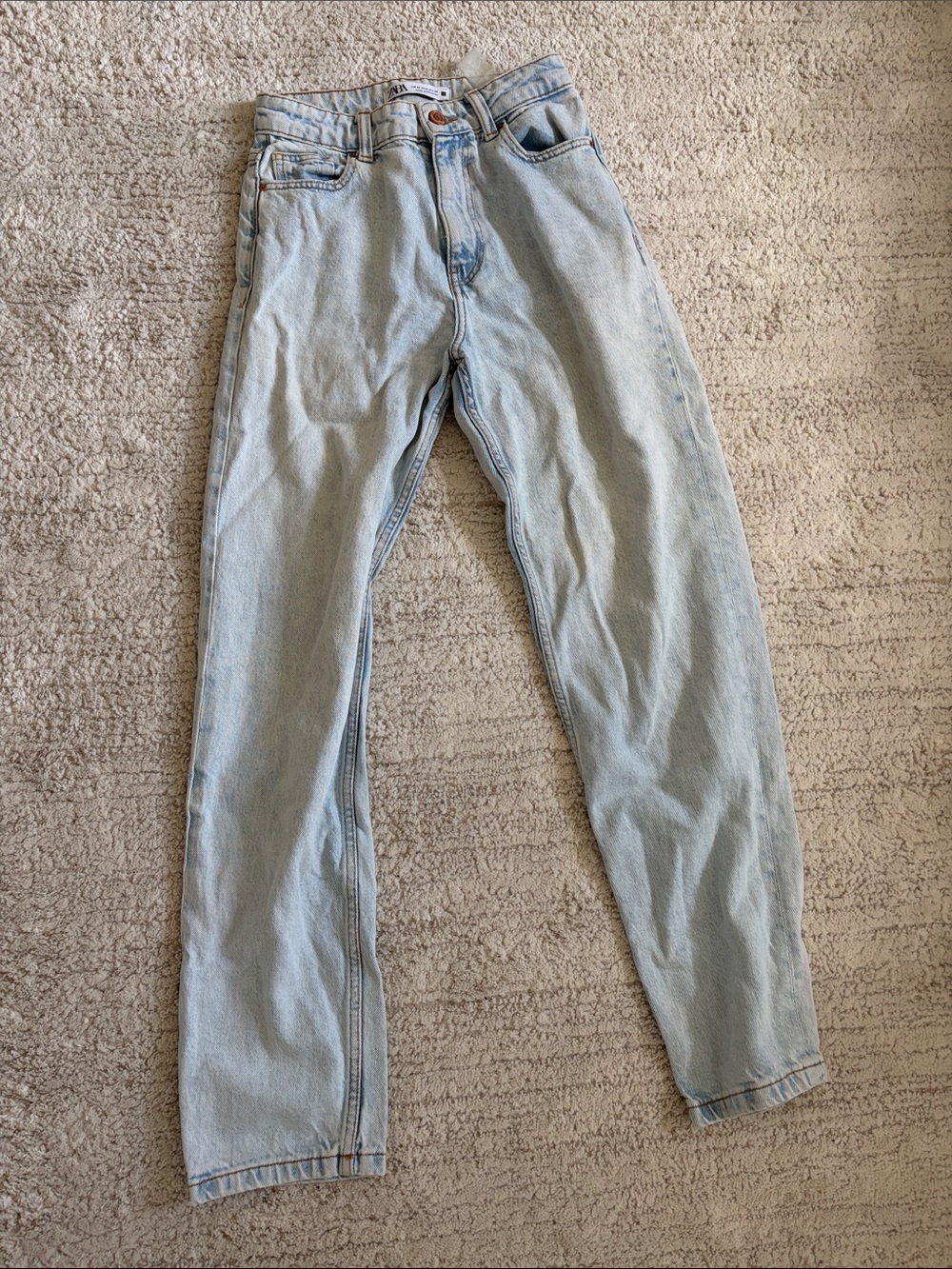 Zara light wash jeans Size 0